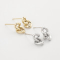 A32775 s925 sterling silver unique silver chic earrings