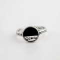 A32547 s925 sterling silver vintage chic silver adjustable chic silver ring