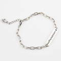 A32919 s925 sterling silver vintage silver small trendy bracelet