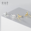 A35417 s925 sterling silver cute small earrings