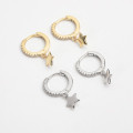 A32793 s925 sterling silver fashion stars silver earrings