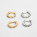 A32776 s925 sterling silver rhinestone silver chic fashion earrings