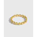A37605 geometric bead s925 sterling silver ring