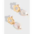 A32794 simple chic design pearl earrings