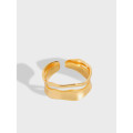A32494 simple design weaves925 sterling silver ring