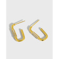 A37367 elegant cubic zirconia s925 sterling silver stud earrings
