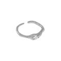 A37608 design simple elegant cubic zirconia s925 sterling silver ring
