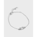 A32927 small design simples925 sterling silver bracelet