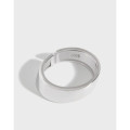 A32542 s925 sterling silver unique minimalist wide silver ring