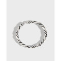 A33394 vintage adjustable twists925 sterling silver silver ring
