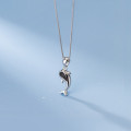 A31059 s925 sterling silver cute pendant trendy necklace