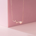 A31047 s925 sterling silver trendy necklace
