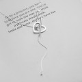 A31050 s925 sterling silver chic heart necklace