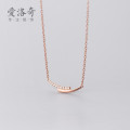 A31045 s925 sterling silver fashion chic rhinestone unique necklace