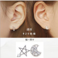 S11130 s925 sterling silver beautiful simple style cubic zirconia stud fashion