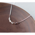 A35209 s925 sterling silver cute small silver short choker trendy cute necklace