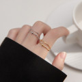 A36534 s925 sterling silver trendy adjustable adjustable ring