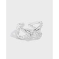 A33432 design minimalist irregularX qualitys925 sterling silver adjustable ring