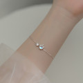 A36112 s925 sterling silver sweet bracelet