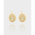 A38700 design minimalist crystal stud sterling silver s925 quality earrings