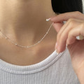 A43925 s925 sterling silver trendy sweet necklace