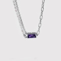 A33975 pearl 925 sterling silver chic vintage pendant necklace