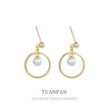 A35682 925 sterling silver simple vintageins earrings