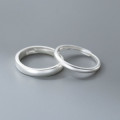 A46318 s925 sterling silver simple vintage matte finish ring