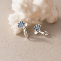 A37934 s925 sterling silver grade elegant earrings