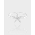 A42013 design starfish sterling silver s925 ring