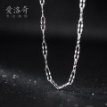 A32459 s925 sterling silver hollowed geometric unique chic necklace