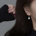 A35560 s925 sterling silver rhinestone earrings