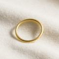 A44616 silver matte finish minimalist ring