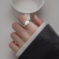 A36169 s925 sterling silver bear simple cute sweet chic ring