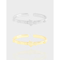 A42005 design simple geometric sterling silver s925 ring