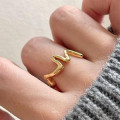 A45406 sterling silver bar simple fashion adjustable ring