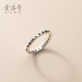 A32202 s925 sterling silver unique cute silver hollowed heart ring