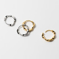 A36616 s925 sterling silver simple cute weave fashion earrings