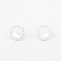 A33097 s925 sterling silver silver simple silver swan fashion silver earrings