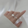 A34351 s925 sterling silver heart unique ring