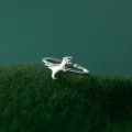 A33493 s925 sterling silver simple cute ring