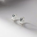 A45054 s925 sterling silver sweet dainty bar stud earrings