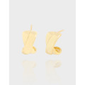 A38697 design minimalist quality hoop sterling silver s925 stud earrings