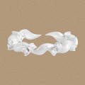 A45480 cubic zirconia adjustable sterling silver s925 ring