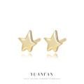 A41646 s925 sterling silver stud stars earrings
