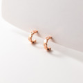 A36853 s925 sterling silver short cute earrings
