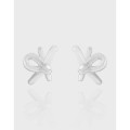 A42426 design butterfly stud sterling silver s925 earrings