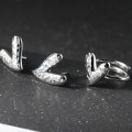 A45944 s925 sterling silver trendy sweet heart stud earrings