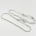 A32933 fashion trendy s925 sterling silver chain silver bracelet