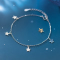 A34952 s925 sterling silver fashion trendy star chic bracelet
